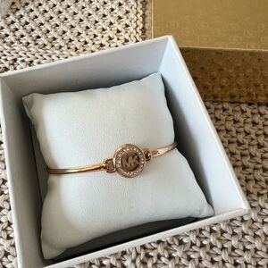 Micheal Kors rose gold bangle, in box